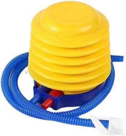 Hand Foot Ball Pump, Manual Air Pump for Yoga Exercise Balls, Balloons, Pool Floats, Inflatables, Mattress  Boat, Includes Nozzles and Plug, Fast Inflation Gym Outdoor Home Use