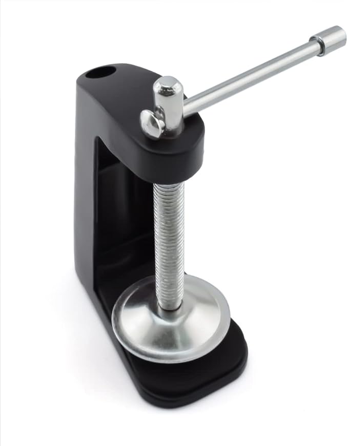 Heavy-duty Metal Table Mount Clamp C Shape Clip Bracket for Microphone Suspension Boom Scissor Arm Stand Holder with Adjustable Positioning Screw, Fits up to 2.16"5.5cm Desktop Thickness