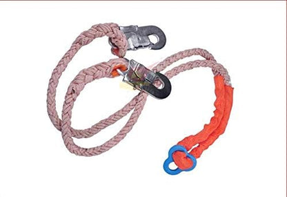 HUAWELL Body Safety Harness for Climbing Cement Pole with Two Safety Rope International Standard (Safely rope)