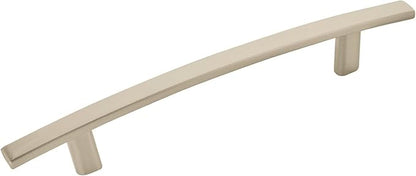 Amerock  Cabinet Pull  Polished Nickel  5-116 inch (128 mm) Center to Center  Cyprus  1 Pack  Drawer Pull  Drawer Handle  Cabinet Hardware