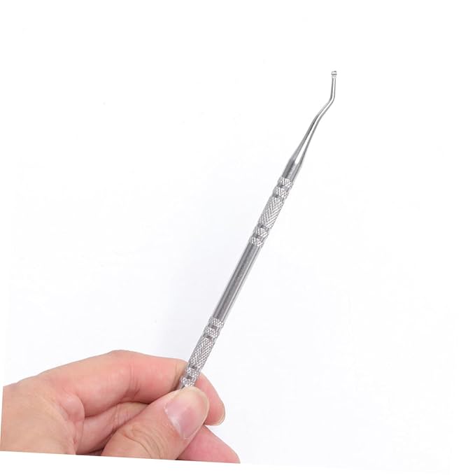 MERRYHAPY 6 Pcs Nail Care Kit Stainless Steel Cuticle Remover Pusher Peeler Scraper Nail Cleaner Tool Set