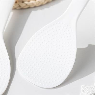 PP Thick Reusable Plastic Rice Scoop Non-Stick Rice Vertical Rice Scoop Household high Temperature Resistant Rice Scoop Kitchen Rice Scoop Durability and Attraction