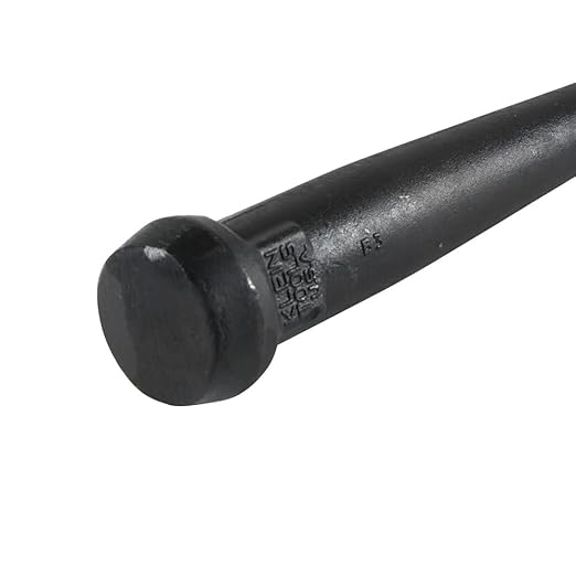 Klein Tools 3256 Broad-Head Bull Pin Made of Forged, Made in USA, Heat-Treaded Steel With Black Finish, 1-116-Inch