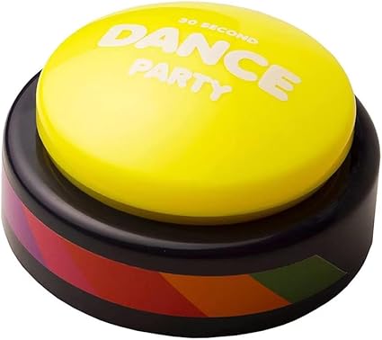 30-Second Dance Party Button Toy, Fun Office Desk Toy, Camping Companion, Classroom Break Toy, and Surprise Gadget