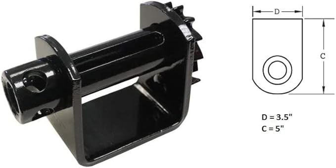 Mytee Products Weld On Winch 4" Strap Binders Flatbed Truck Trailer Tie Down Cargo Winches