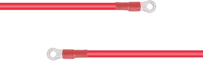 Renogy 2FT 8AWG ANL Fuse Cable with Double Ring Terminals for 3/8 in Lugs