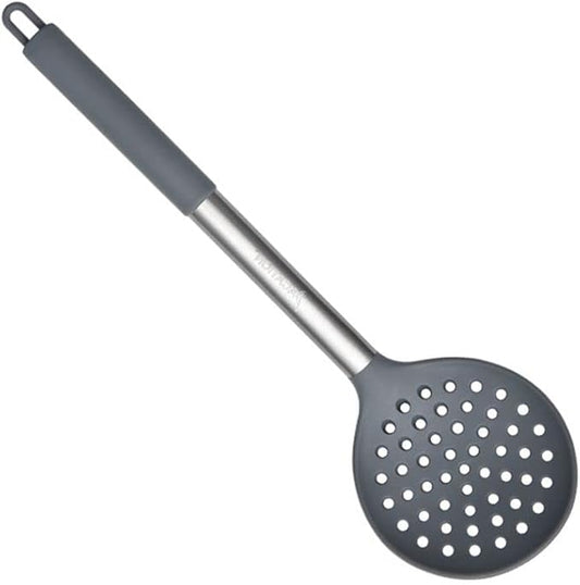 1PCS Stainless Steel Silicone Shovel Soup Spoon,Spatula Soup Ladle Fried Shovel for Kitchen(3)