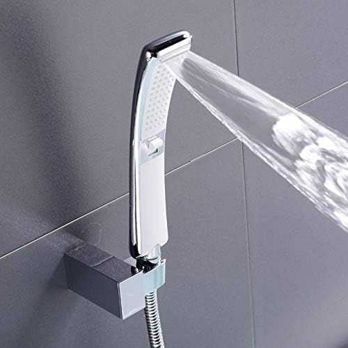 Waterfall 2 Function Hand Held Shower Head Pressure Rain Shower Sprayer Set Water Saving