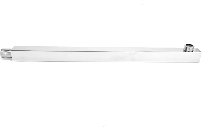 Shower Extension,G1/2in Stainless Steel Shower Head Extension Rod WallMounted Rainfall Shower Arm
