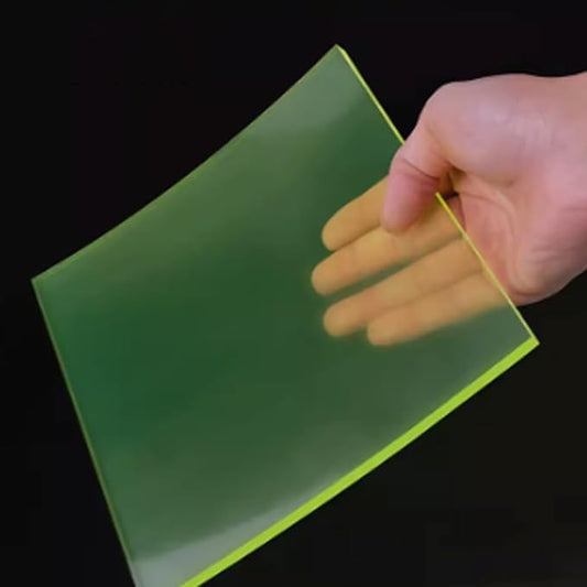 1 Pack 20"x20" Polyurethane Sheet, Thickness 1mm-30mm PU Plate Elastic Rubber Board Oil Wear Resistant Shock Absorbing Pad Damping Plate for Industry (Size : 500  500  2mm)