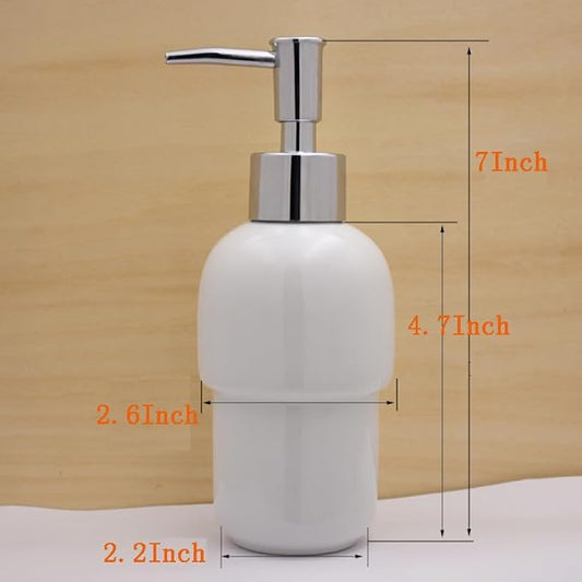 Ceramic Soap Dispenser, Countertop Lotion Dispenser Liquid Container A31-0