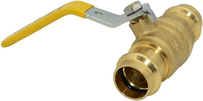 VARMHUS 2Pack Ultra-Durable Full Port Press Ball Valve, Lead-Free Brass Shut Off Valve with Dual EPDM O-Rings for Copper Tubing (3/4inch)