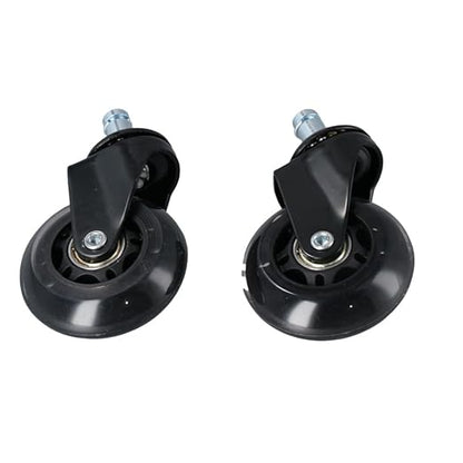 2Pcs Chair Wheel Durable Practical Multifunctional Universal Office Chair Swivel Caster Replacement Desk Wheel