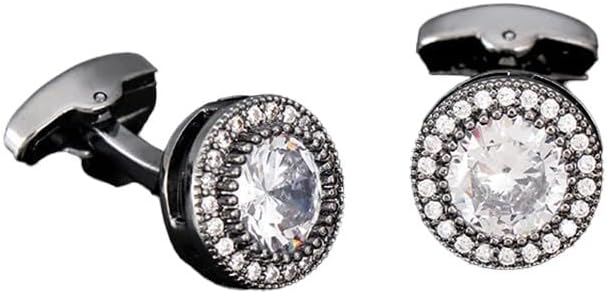 New 2025 Cufflinks Wedding For Men Luxury Crystal Cufflinks Diamond Gold Blue Red Cuff Links Business Suit Shirts Men Franch Jewelry Gift Jewelry Fashion Accessories Creative Gift