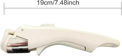 Universal Removable Pot Handle, Replacement Pan Gripper, Sturdy Ergonomic Replacement Handle for Cookware Travel Convenient Casserole Handles Beige 2