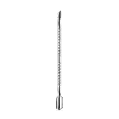 Nail Cuticle Pusher and Spoon Cleaner Professional Stainless Steel Double Ended Cuticle Remover Nail Cutter Manicure Pedicure Nail Care Tool (size-1)