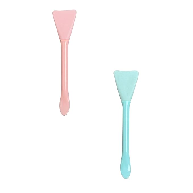 2PCS Silicone Face Mask Brush, Applicator Face Mask Brush for Facial Mud Clay Modeling Mask Supplies