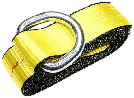 (Pack of 6) 2" X 12ft Feet Lasso Strap with D Ring Auto Tie Down