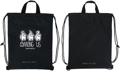 Among Us Drawstring Backpack Gym Sackpack Travel Bag Multi Purpose Bag (B)