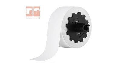 CUTE THINGS & CC VnM SignMaker VNMWT-3508 White Vinyl Tape, 150' Length, 2" Width. Durable Adhesive Vinyl Tape, for Labeling, Safety Marking, Improve Warehouse Logistics and Safety