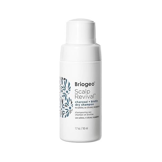 Briogeo Scalp Revival Dry Shampoo Powder, Clarifying Shampoo Scalp Cleanser for Dry Scalp  Itchy Scalp, Scalp Treatment with Tea Tree Oil for Hair, Travel Size Dry Shampoo, Detox Shampoo, 1.7 fl oz