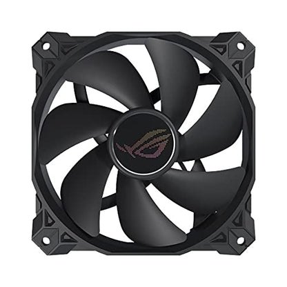 ASUS ROG Strix XF120 Whisper-Quiet, 4-pin PWM Fan for PC Cases, Radiators or CPU Cooling (120mm, up to 400,000 Hours lifespan, Magnetic-Levitation, 1800RPM)