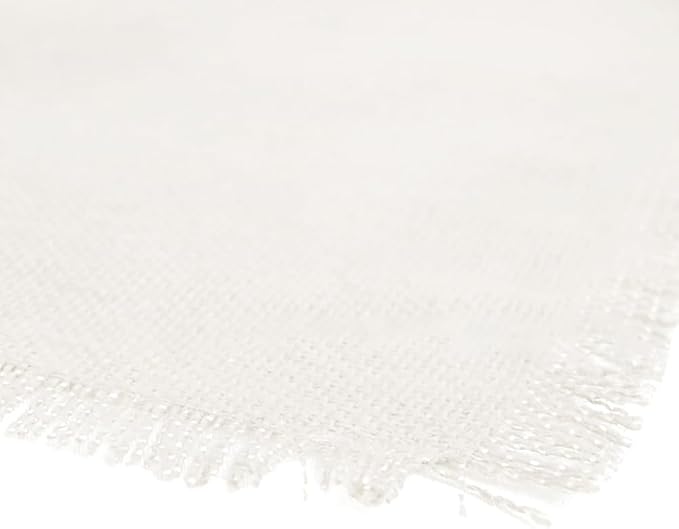GSHLLO 4 Pcs Fabric Linen Cotton Placemats Set Rectangle Boho Table Placemats Farmhouse Style Dining Table Mats Rustic Fabric Plate Coasters Wedding Party Place Mats Tabletop Decor for Everyday Use