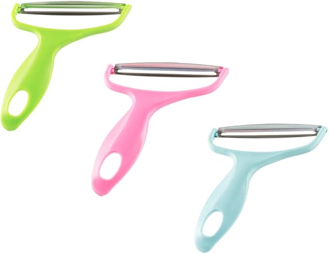 Vegetable Peeler Stainless Steel Wide Mouth Cabbage Grater Multifunctional Fruit Slicer for Kitchen Blue Home Kitchen Tools