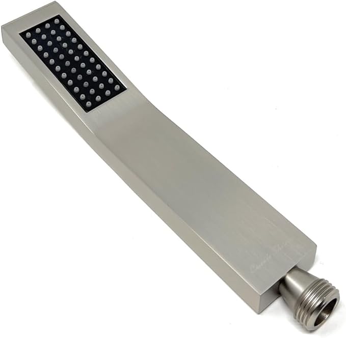 Cascada Contemporary Brass High Pressure Hand Held Shower  Single Setting Hand Shower (Brushed Nickel)