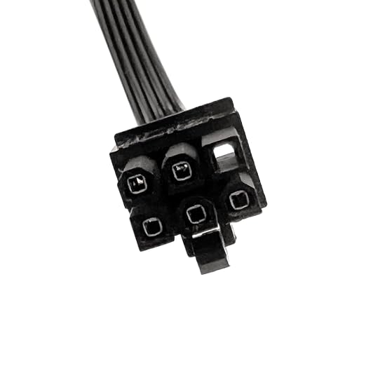 Suyitai SATA SSD Power Supply Cable Conductor and Wire Line for EVGA 1000 GQ 80 Gold 1000W 6 Pin 1 to 3 PSU 6-Pin to 3X Power Cable 18AWG(Input: 6pin, Output: 3X SATA 15pin)(73cm28.7in)