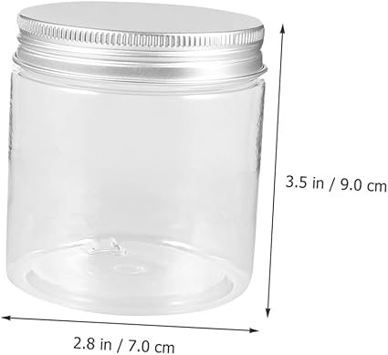 6Pcs Mini Plastic Jars with Lids Portable Household Storage Containers for Food and Essentials Multifunctional Plastic Jars with Lids