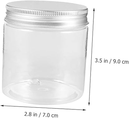 6Pcs Mini Plastic Jars with Lids Portable Household Storage Containers for Food and Essentials Multifunctional Plastic Jars with Lids