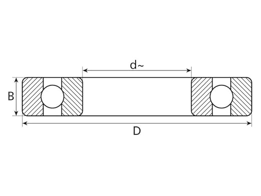 6305 2RS Deep Groove Ball Bearing 25x62x17mm for Allis Chalmers, Fiat, Zetor