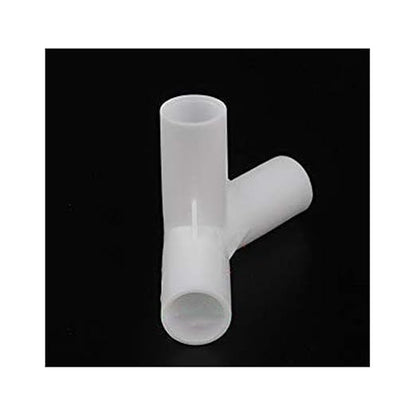5pcs 12mm PVC Straight Elbow Tee Connector Four Way Joint 90 120 135 Degree 14'' PVC Pipe Adapter DIY Wardrobe Tent Fittings,135 Degree,12mm