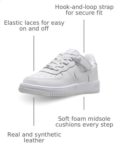 Nike Force 1 Low EasyOn Little Kids' Shoes.