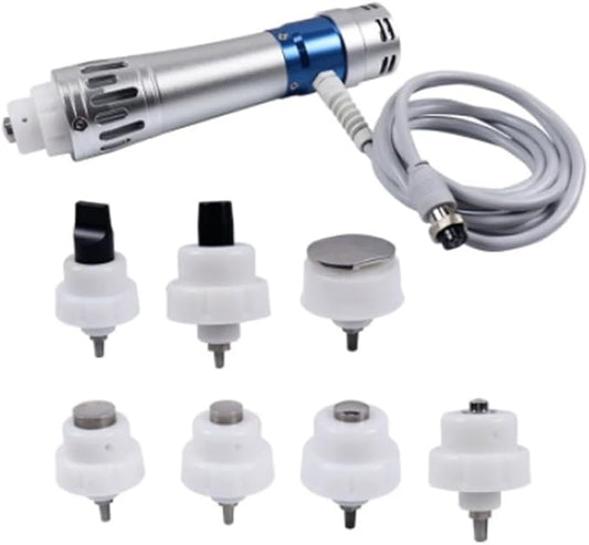 Shockwave Therapy Machine, Effective Electromagnetic Extracorporeal E-D Shock Wave Therapy Machine Pain Relief Body Massager Muscle Relax Massage Gun with 7 Massage Heads