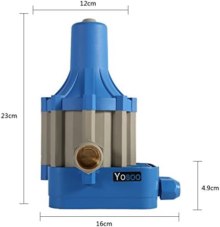 Automatic Pump Control, Water Pressure SwitcController 110V Automatic Pump Control Pressure Switch Electronic Switch Controller for Well Pump Self priming pump, Jet Pump, Garden Pump 10 Bar