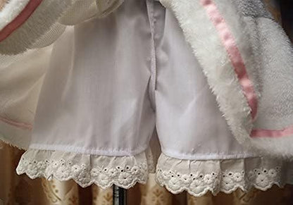 Lolitimes White Sweet Girls Womens Plush Skirt Pantskirt .
