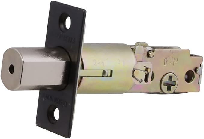 Design House 728279 2-Way Replacement Square Corner Deadbolt Latch Oil Rubbed Bronze
