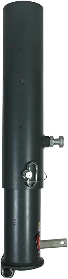 Bulldog Round Gooseneck Coupler with Easy Grip Locking Handle and Tight Ball Fit for Automotive and Trailer Coupler Parts, Grey