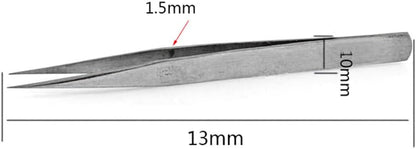 130 mm Tweezers for Model Makers, Hobbyists, Jewelers, Electronics, Watchmakers and Handicrafts Watch Accessories