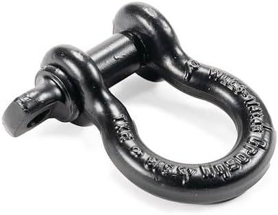 Factor 55 Steel 58" Crosby Shackle for ATVUTV Powersports - Black