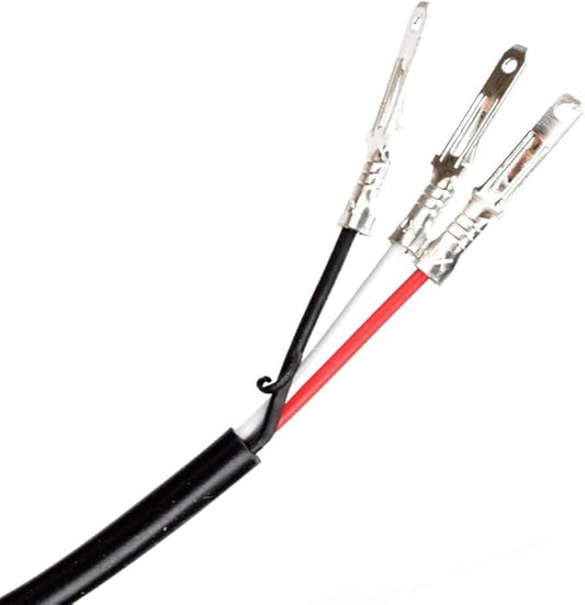 Full Twist Throttle Ebike Throttle 22.5mm  0.88in Universal Electric Scooter Throttle with 3 Wires for Electric Scooters, Bicycles, Pocket Bikes, Mini Choppers and Go Karts