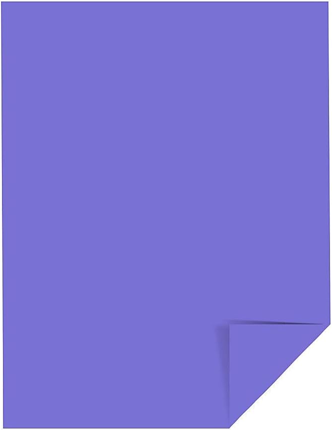 Neenah Paper 22081 Color Paper, 24lb, 8 12 x 11, Venus Violet, 500 Sheets