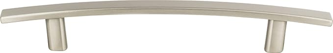 Atlas Homewares A810-BN 7-34-Inch Euro-Tech Collection Curved Line Pull, Brushed Nickel