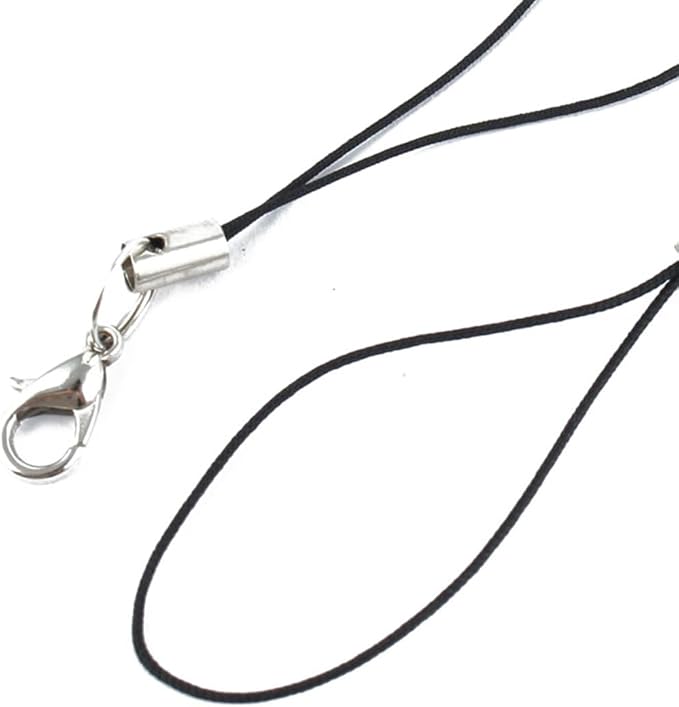uxcell Metal Nylon 5cm 2" Long Lobster Clasp Closure Keychain Key Chain Strap