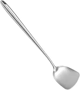 Stainless Steel Wok Cooking Utensil 304 Grade Spatula for Home Restaurant Use