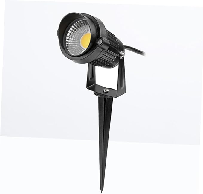 HOMSFOU Led Flood Light Outdoor Solar Spotlights Landscape Ground Light for Yard Garden Patio Fence