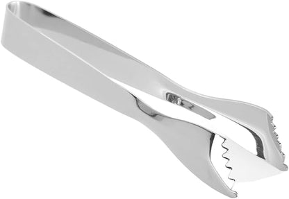Thicke the Stainless Steel Sugar Tweezers Easy Food for Domestic Cuisine (Mirror)