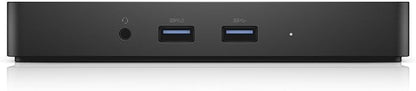 Dell WD15 Monitor Dock 4K with 180W Adapter, USB-C, (450-AEUO, 7FJ4J, 4W2HW),Black,Dual Display